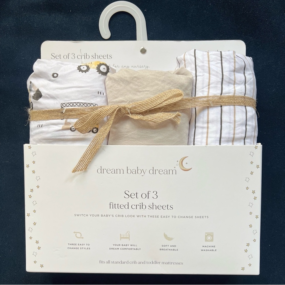 Completely New Dream Baby Dream Crib Sheets Set of 3